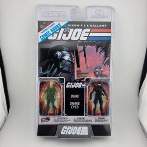 Hasbro G.I. Joe Page Punchers Duke & Snake‎ Action Figure with 2 Comic Books